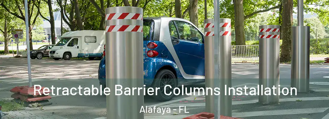 Retractable Barrier Columns Installation Alafaya - FL